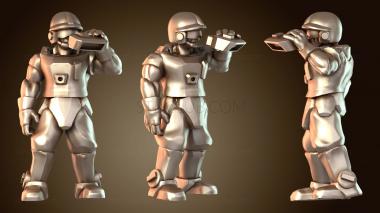 3D модель Инженер-сапёр храбрый (STL)