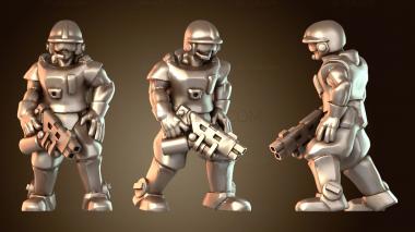 3D модель Инженер-механик Ксениал (STL)