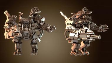 3D модель Желтый рядовой мех (STL)