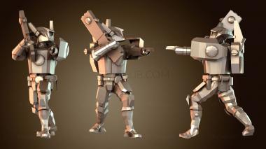 3D модель Эпический командир воина огня (STL)