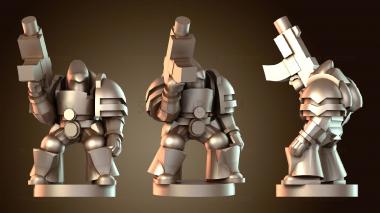 3D модель Эпический страж Крис Маверик (STL)