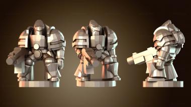 3D модель Эпический страж Крис Квикфайр (STL)