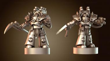 3D модель Эпический еретический капитан Калас Тифон (STL)