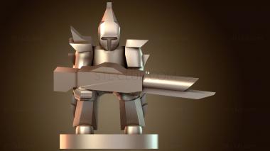 3D модель Эпический воин-кабалит Крис (STL)