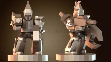 3D модель Эпический воин-кабалит Крис Элита (STL)