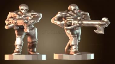 3D модель Эпический воин некронов (STL)