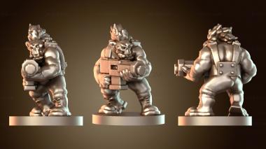 3D модель Эпический Оркен Гримдарк Альфа (STL)