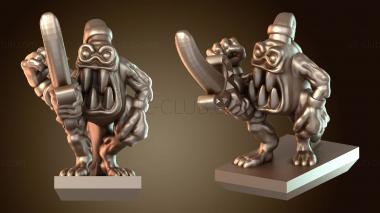 3D модель Эпический маленький пламенный демон (STL)