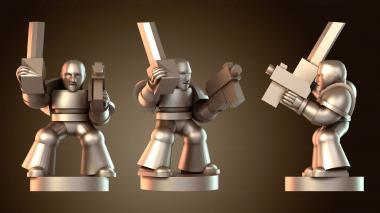 3D модель Эпический космодесантник-разведчик Fractalnoise Spacemarine (STL)