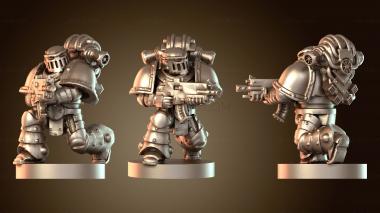 3D модель Эпические космодесантники Морпехи (STL)