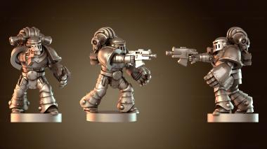 3D модель Эпический Космический Десантник Ветеран Морского Десанта (STL)