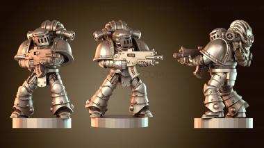3D модель Эпические космодесантники, вариант r (STL)