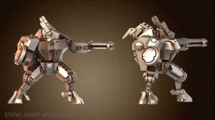 Military Эпический Тау Кризис, владеющий Burst Cannon