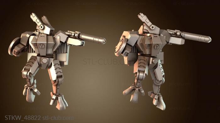 Military Эпический Кризис Тау, вооруженный плазменной винтовкой