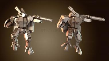 3D модель Эпический Кризис Тау, вооруженный плазменной винтовкой (STL)