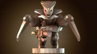 3D модель Эпическое существо Тиранид-Воин (STL)