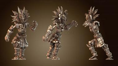 3D модель Equipo reyes aztecas linemang (STL)