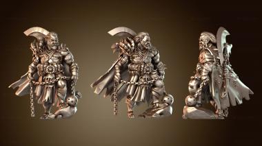 3D модель Эквитанский человек, мужчина, варвар, мужественный (STL)