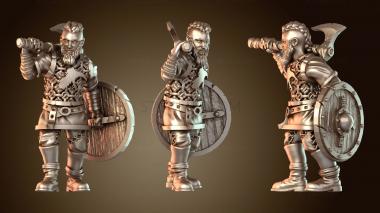 3D модель Эрик Кровавый Топор Берсерк (STL)