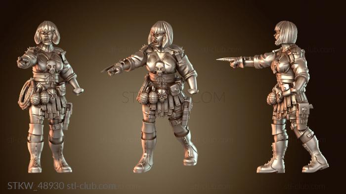 Military Девушка Эшера, вдохновленная вариантом