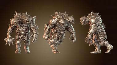 3D модель Эттин Зверь (STL)