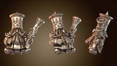 3D модель Злой гном-стрелок воинственный (STL)