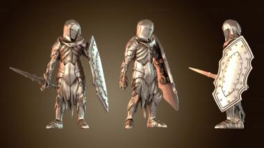 3D модель Злой рыцарь тени Абиссаль (STL)