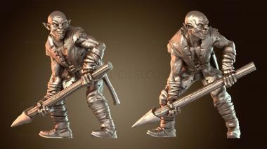 3D модель Злой осадный орк Жестокий (STL)