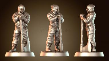 3D модель Палач в капюшоне мрачный (STL)