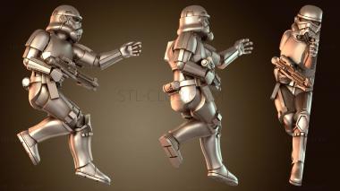 3D модель Павший имперский солдат мрачный (STL)