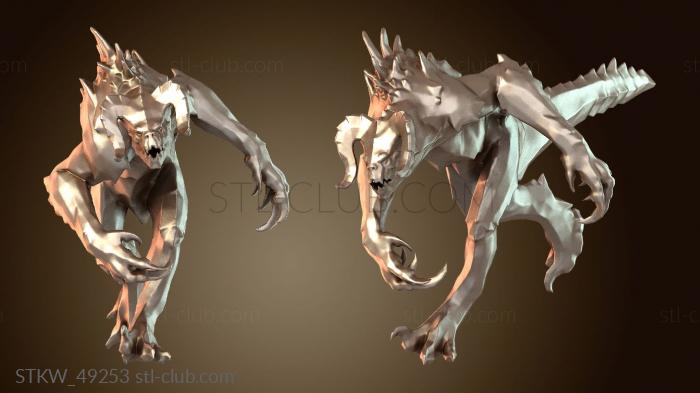 Fallout Deathclaw нападает на DC