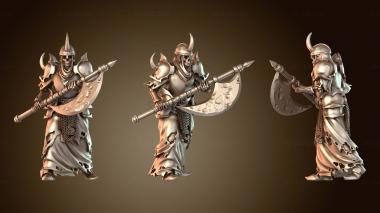 3D модель Фэнтези Культ Нежити Фаланга тихая (STL)