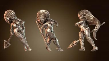 3D модель Фэнтези Темный Эльф (STL)