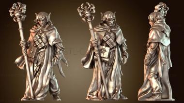 3D модель Фэнтези Эльф Маг (STL)