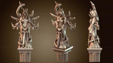 3D модель Фэнтези Женский Святой Колонна (STL)