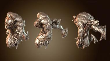 3D модель Фэнтези-футбол: Звезда диких орков (STL)
