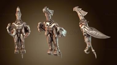 3D модель Главный наездник Fantasy Gecko (STL)
