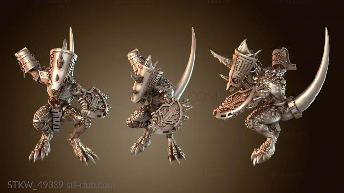 Military Fantasy Gecko Chief Rider Fireball