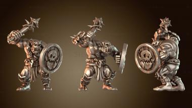 3D модель Фэнтези Орк Мародер (STL)