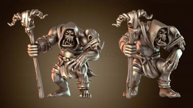 3D модель Фэнтези Орк Шаман (STL)
