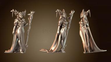 3D модель Фэнтези Королевы Эльфийская Королева (STL)