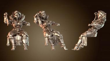 3D модель Fantasy Queens Трон королевы орков (STL)