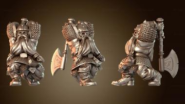 3D модель Fantasy Warrior Line Jhiana Mini (STL)