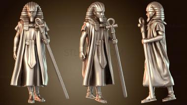 3D модель Фараон с посохом (STL)