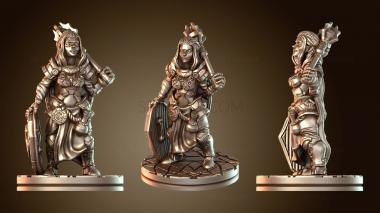 3D модель Женщина-клирик DX (STL)