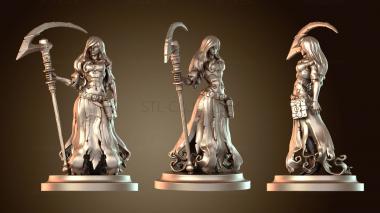 3D модель Женщины-конные воительницы Акна и Русс (STL)