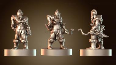 3D модель Лучник диких орков (STL)