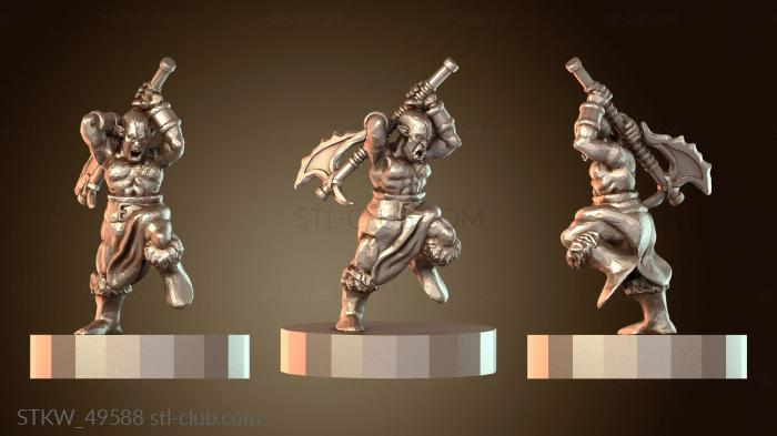 Military Топор диких орков-берсерков