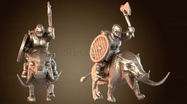 3D модель Дикие орки Орки агрессивные храбрые (STL)