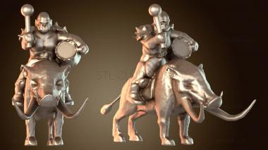 3D модель Дикие орки, жестокие орки (STL)